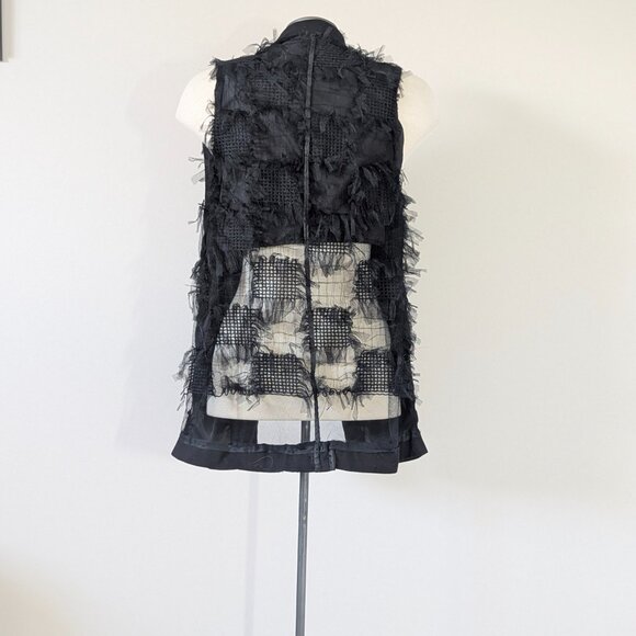 Black one-of-a-kind vest - Small/Medium - Picture 4 of 5